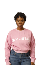 Try Jesus Crop Sweater
