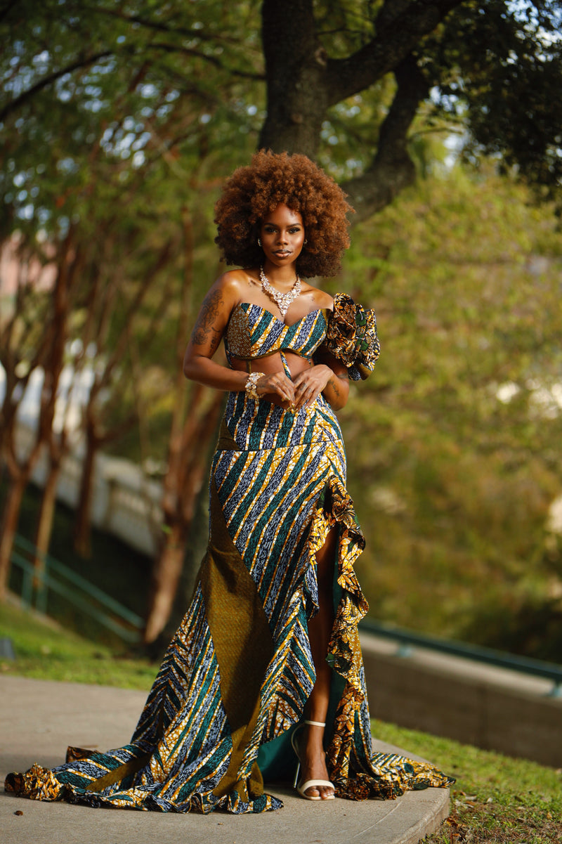 Ankara Couture Gown
